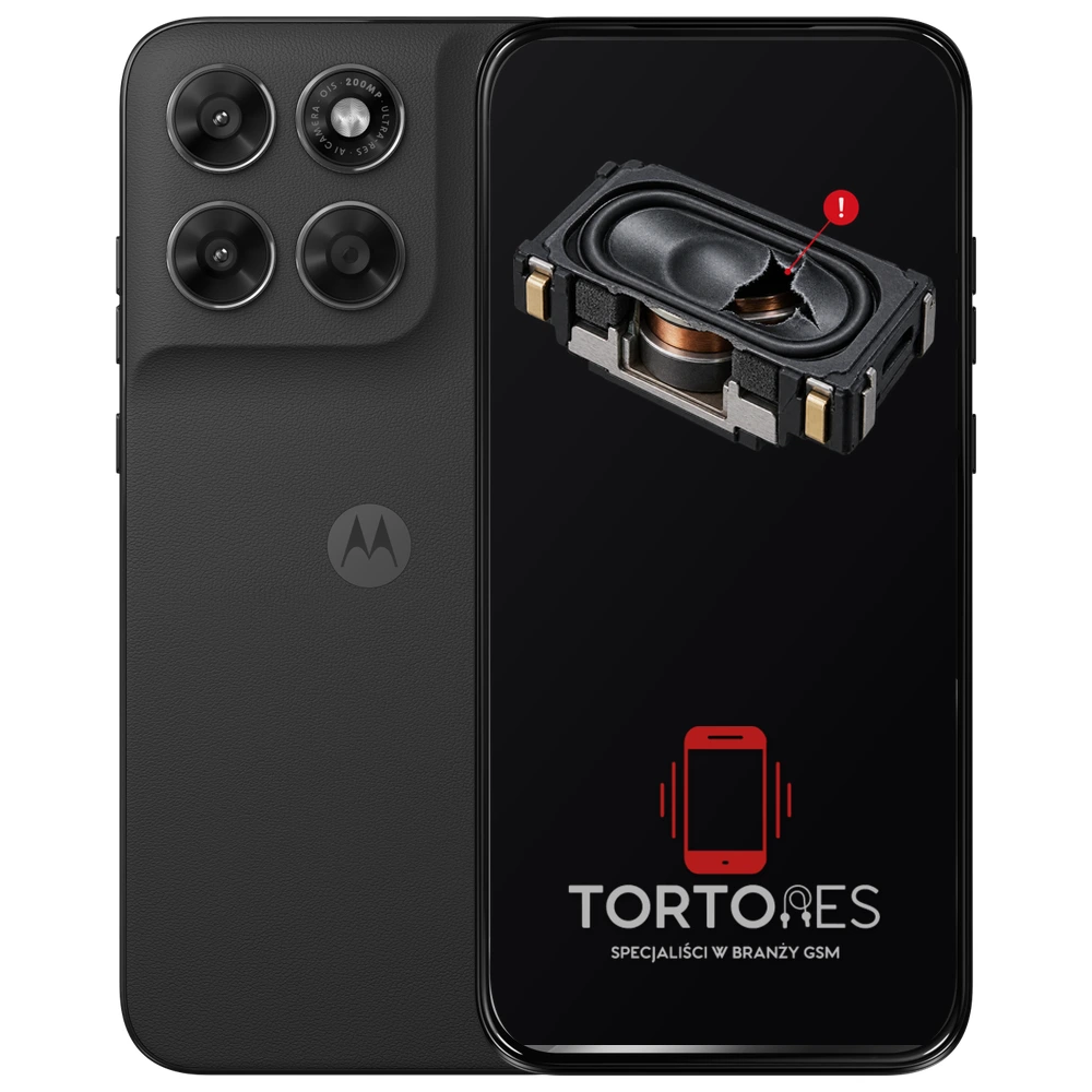 Motorola Moto G87 5G z symbolem głośnika multimedialnego - wymiana głośnika multimedialnego
