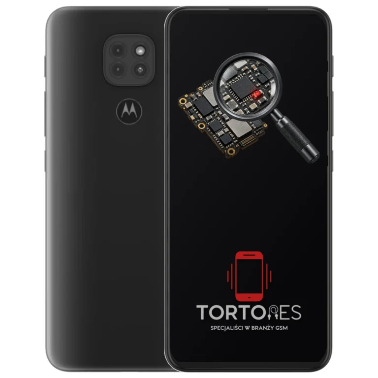 Motorola Moto G9 Play z symbolem diagnostyki - diagnoza telefonu