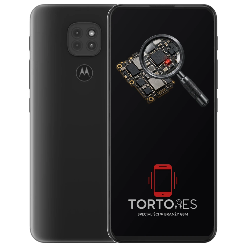 Motorola Moto G9 Play z symbolem diagnostyki - diagnoza telefonu