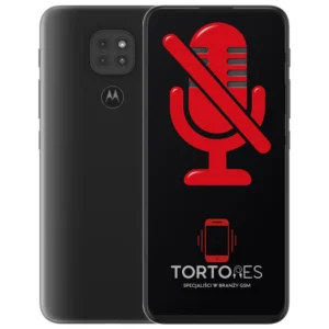Motorola Moto G9 Play z symbolem mikrofonu - naprawa mikrofonu