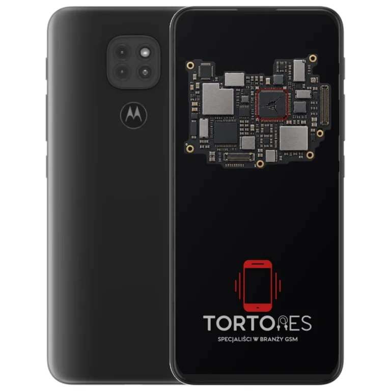 Motorola Moto G9 Play z ilustracją płyty głównej - naprawa płyty głównej
