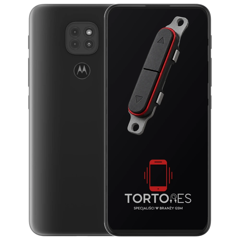 Motorola Moto G9 Play z symbolem przycisków - naprawa przycisków włączania i głośności