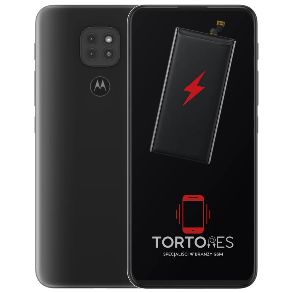 Motorola Moto G9 Play z ilustracją baterii - wymiana baterii