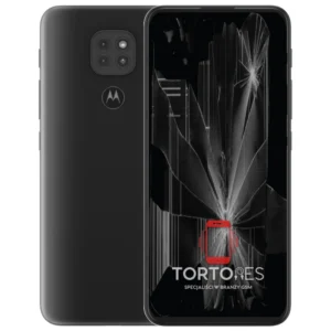 Motorola Moto G9 Play z ilustracją pękniętego wyświetlacza - wymiana zbitego wyświetlacza