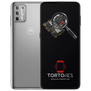 Motorola Moto G9 Plus z symbolem diagnostyki - diagnoza telefonu