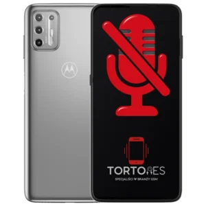 Motorola Moto G9 Plus z symbolem mikrofonu - naprawa mikrofonu