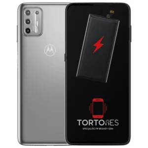 Motorola Moto G9 Plus z ilustracją baterii - wymiana baterii