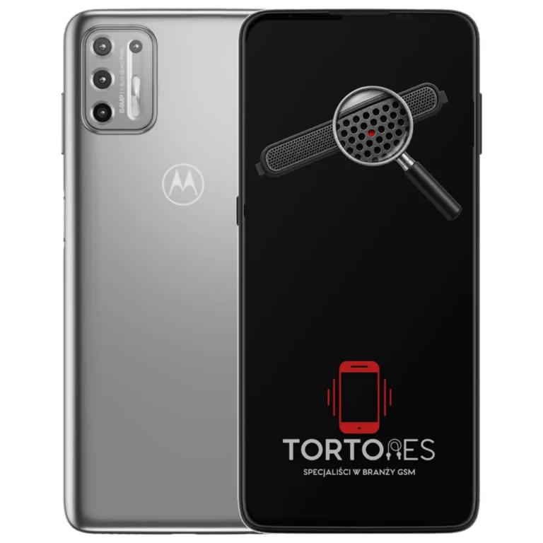 Motorola Moto G9 Plus z symbolem głośnika rozmów - wymiana głośnika rozmów