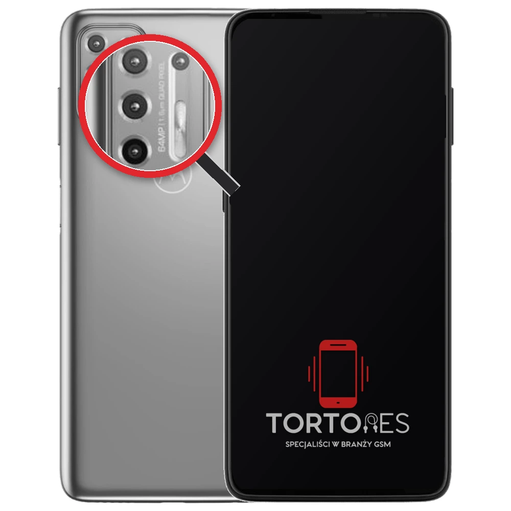 Motorola Moto G9 Plus z lupą na tylnych aparatach - wymiana tylnej kamery