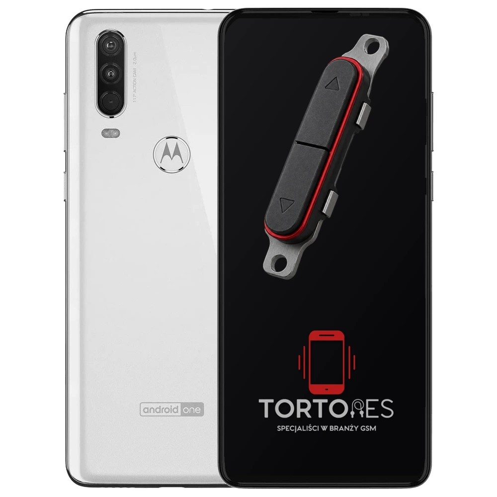 Motorola One Action z symbolem przycisków - naprawa przycisków włączania i głośności
