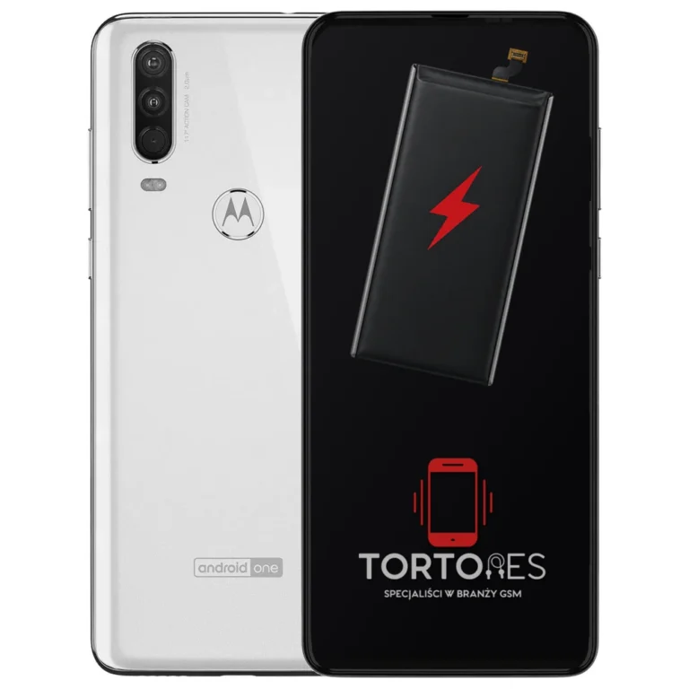 Motorola One Action z ilustracją baterii - wymiana baterii