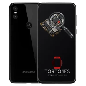 Motorola One z symbolem diagnostyki - diagnoza telefonu