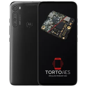Motorola One Fusion+ z ilustracją zalania - czyszczenie po zalaniu
