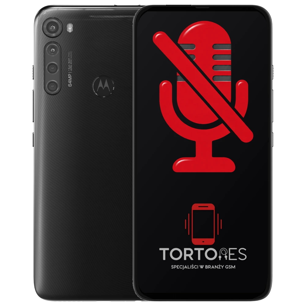 Motorola One Fusion+ z symbolem mikrofonu - naprawa mikrofonu