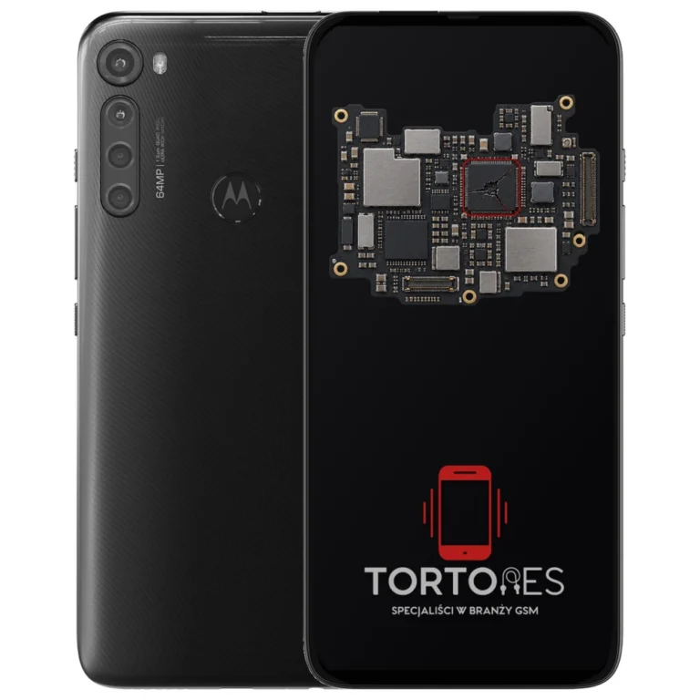 Motorola One Fusion+ z ilustracją płyty głównej - naprawa płyty głównej