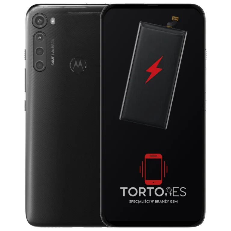Motorola One Fusion+ z ilustracją baterii - wymiana baterii