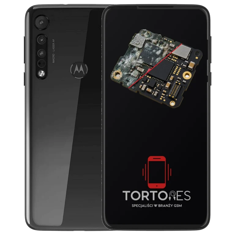 Motorola One Macro z ilustracją zalania - czyszczenie po zalaniu