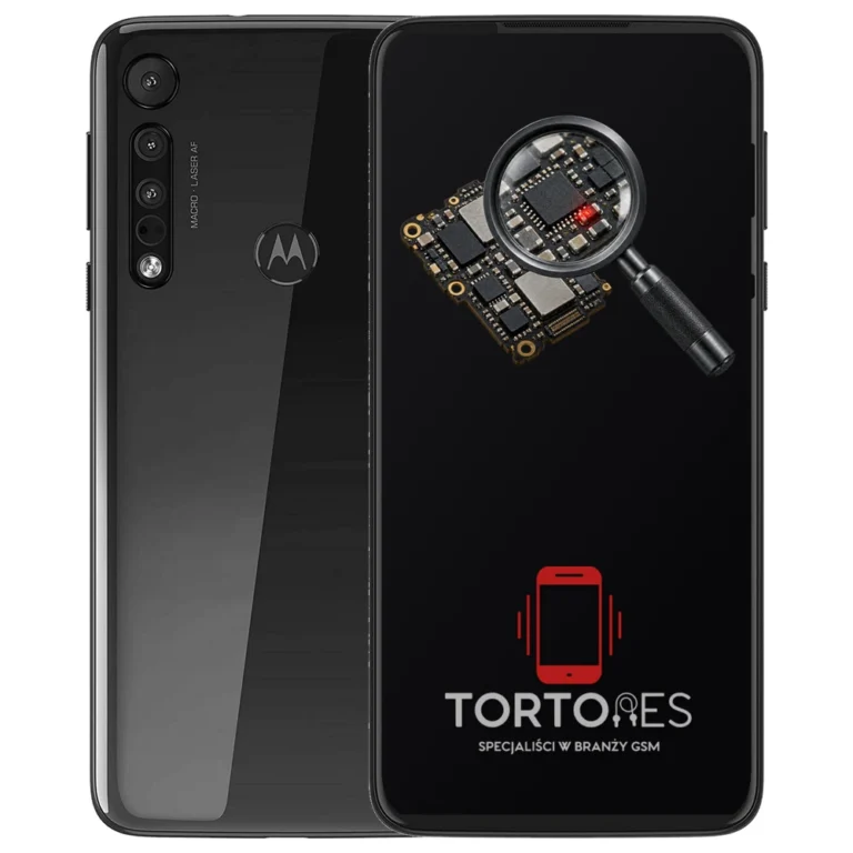 Motorola One Macro z symbolem diagnostyki - diagnoza telefonu