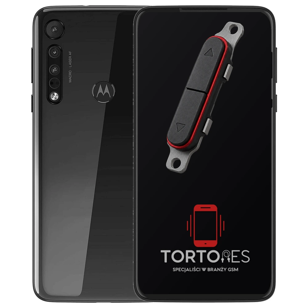 Motorola One Macro z symbolem przycisków - naprawa przycisków włączania i głośności