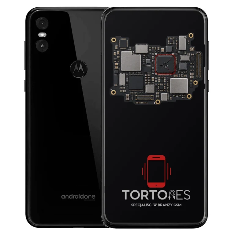 Motorola One z ilustracją płyty głównej - naprawa płyty głównej