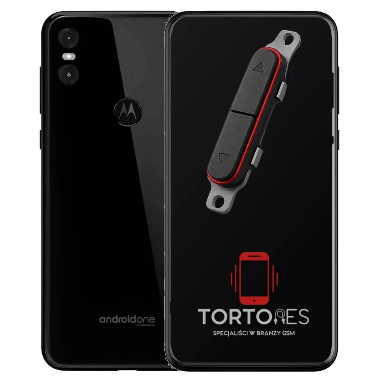Motorola One z symbolem przycisków - naprawa przycisków włączania i głośności