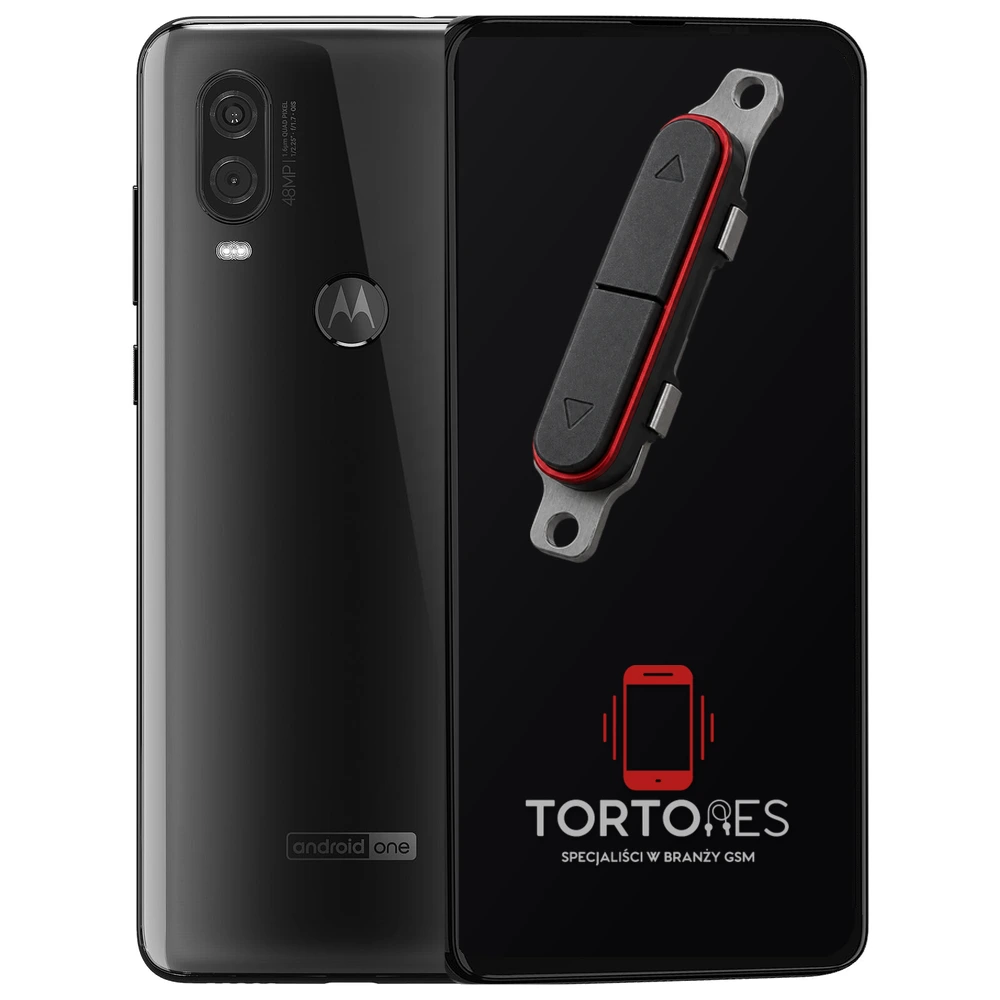 Motorola One Vision z symbolem przycisków - naprawa przycisków włączania i głośności