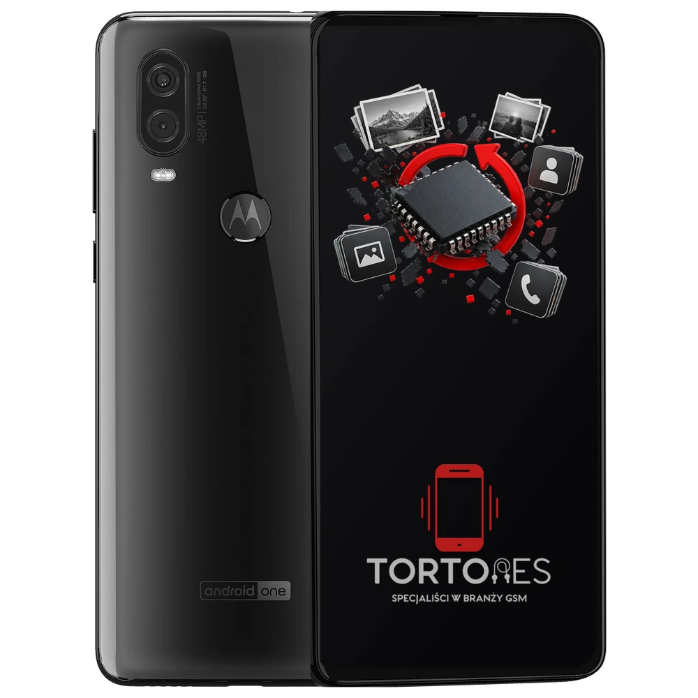 Motorola One Vision z ilustracją odzyskiwania danych - odzyskiwanie danych