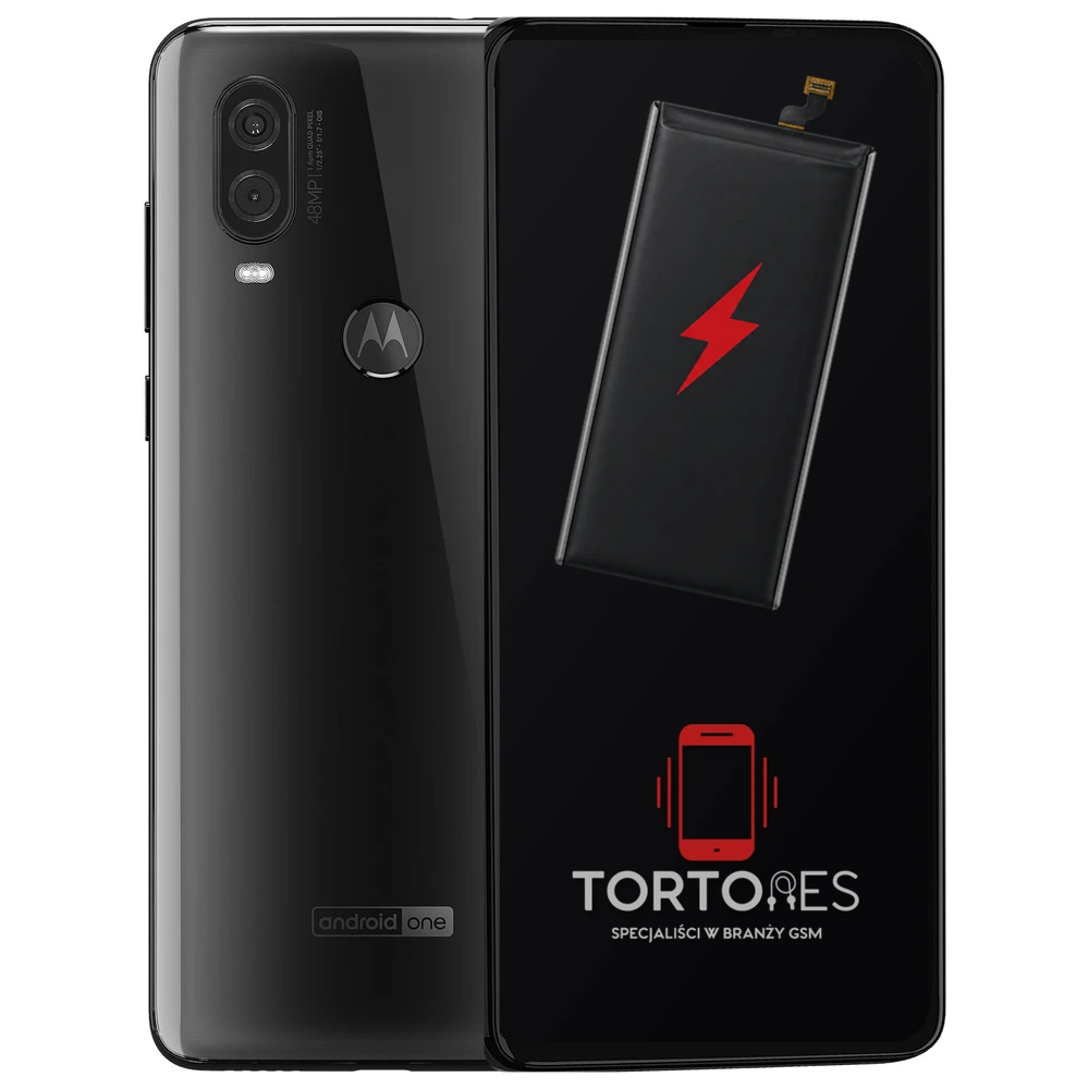 Motorola One Vision z ilustracją baterii - wymiana baterii