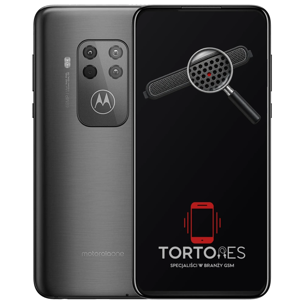 Motorola One Zoom z symbolem głośnika rozmów - wymiana głośnika rozmów