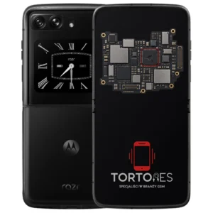 Motorola Razr 2022 z ilustracją płyty głównej - naprawa płyty głównej