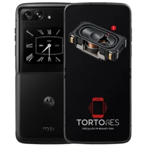 Motorola Razr 2022 z symbolem głośnika multimedialnego - wymiana głośnika multimedialnego