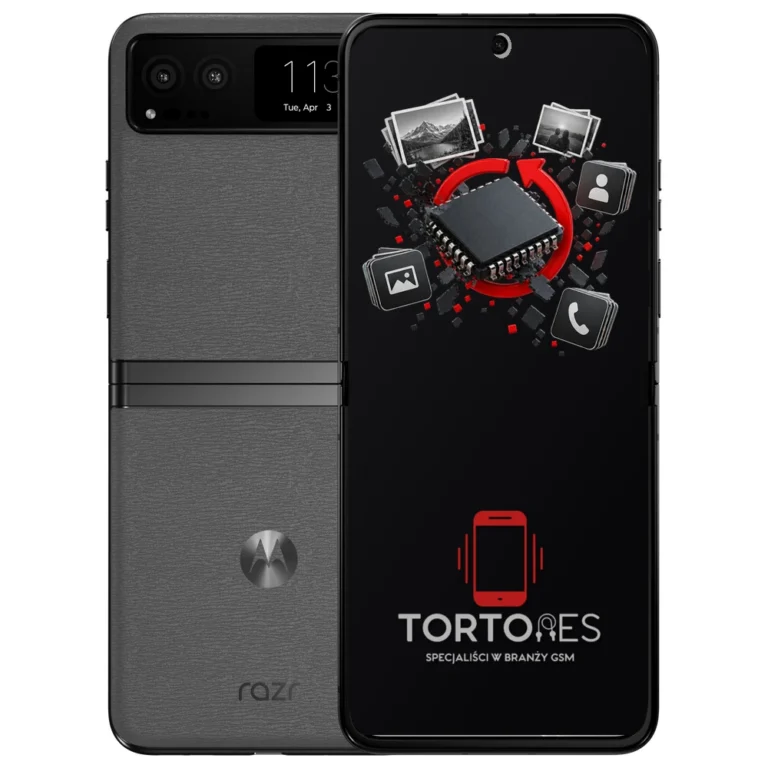 Motorola Razr 40 z ilustracją odzyskiwania danych - odzyskiwanie danych