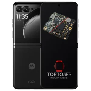 Motorola Razr 40 Ultra z ilustracją zalania - czyszczenie po zalaniu