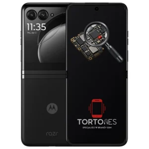 Motorola Razr 40 Ultra z symbolem diagnostyki - diagnoza telefonu