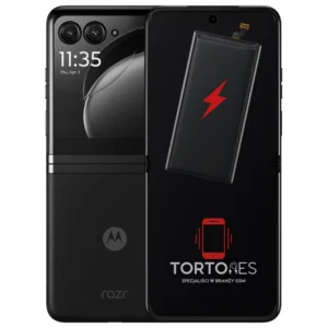 Motorola Razr 40 Ultra z ilustracją baterii - wymiana baterii