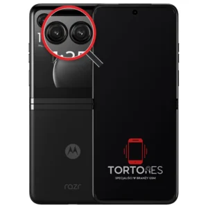 Motorola Razr 40 Ultra z lupą na tylnych aparatach - wymiana tylnej kamery