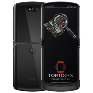Motorola Razr 5G z symbolem diagnostyki - diagnoza telefonu