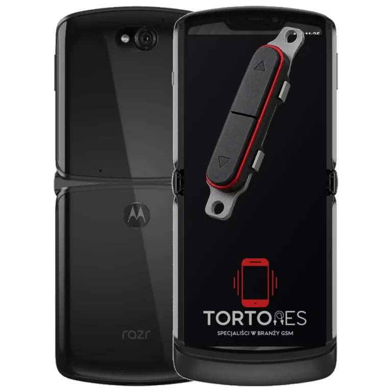 Motorola Razr 5G z symbolem przycisków - naprawa przycisków włączania i głośności