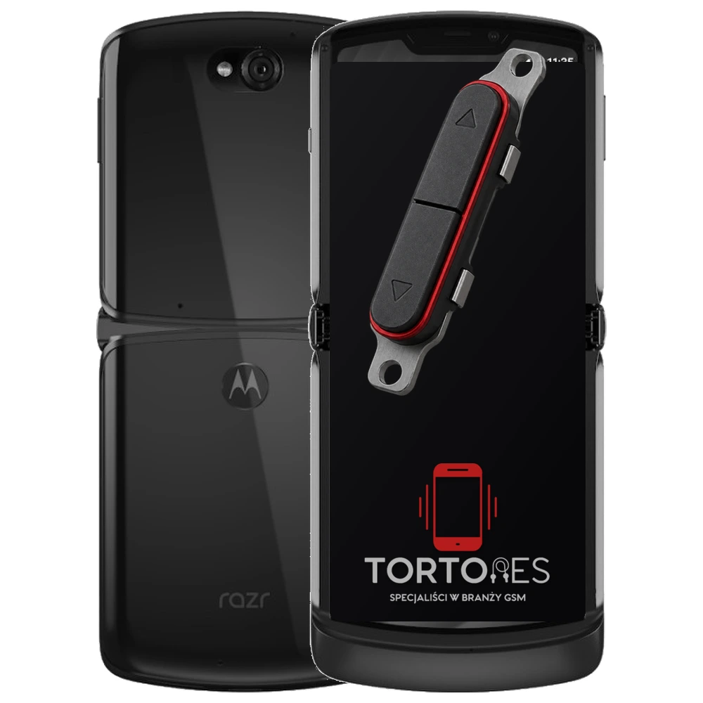 Motorola Razr 5G z symbolem przycisków - naprawa przycisków włączania i głośności