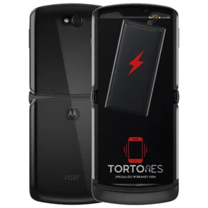 Motorola Razr 5G z ilustracją baterii - wymiana baterii