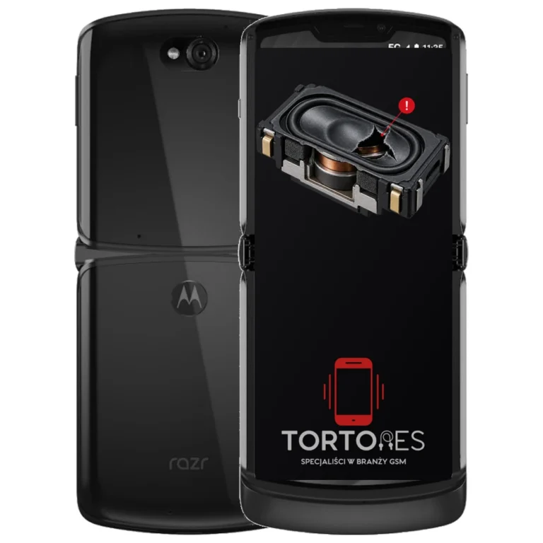 Motorola Razr 5G z symbolem głośnika multimedialnego - wymiana głośnika multimedialnego
