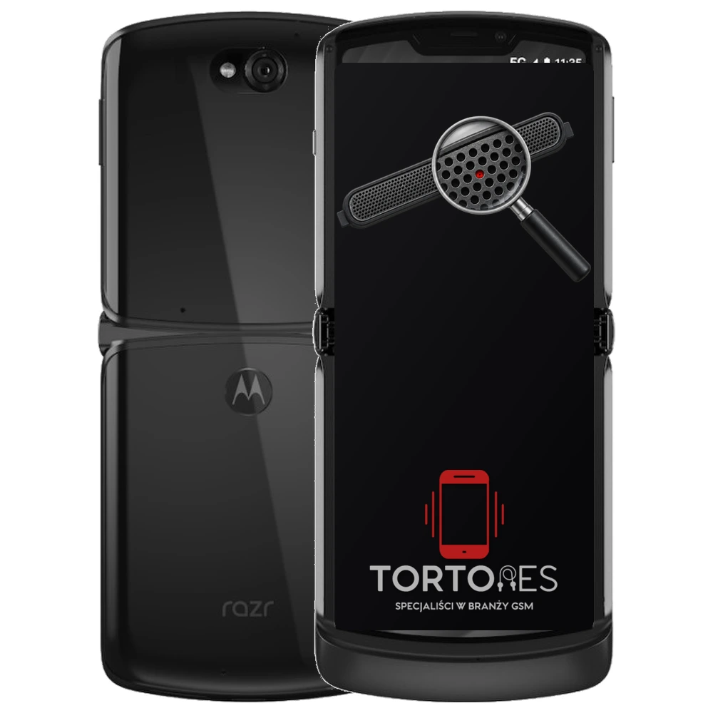 Motorola Razr 5G z symbolem głośnika rozmów - wymiana głośnika rozmów