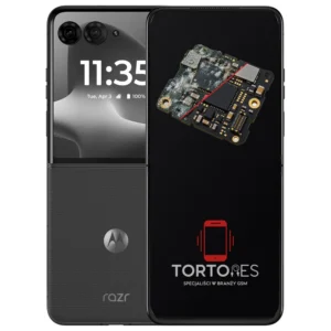 Motorola Razr 70 Plus z ilustracją zalania - czyszczenie po zalaniu