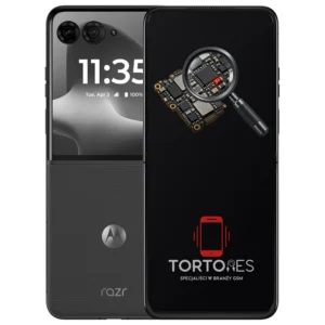 Motorola Razr 70 Plus z symbolem diagnostyki - diagnoza telefonu
