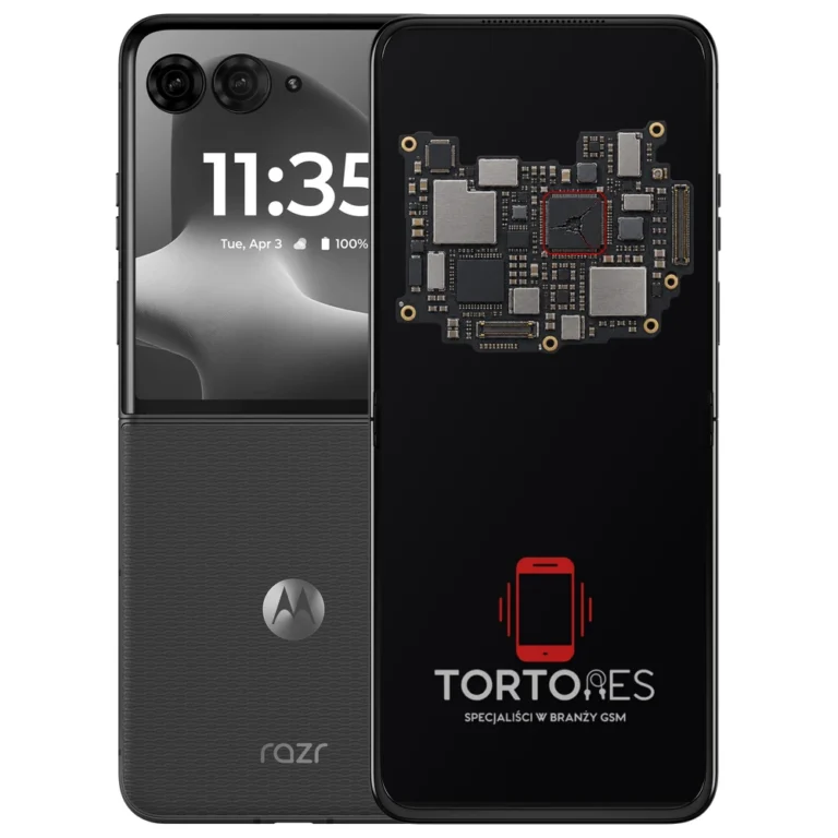 Motorola Razr 70 Plus z ilustracją płyty głównej - naprawa płyty głównej