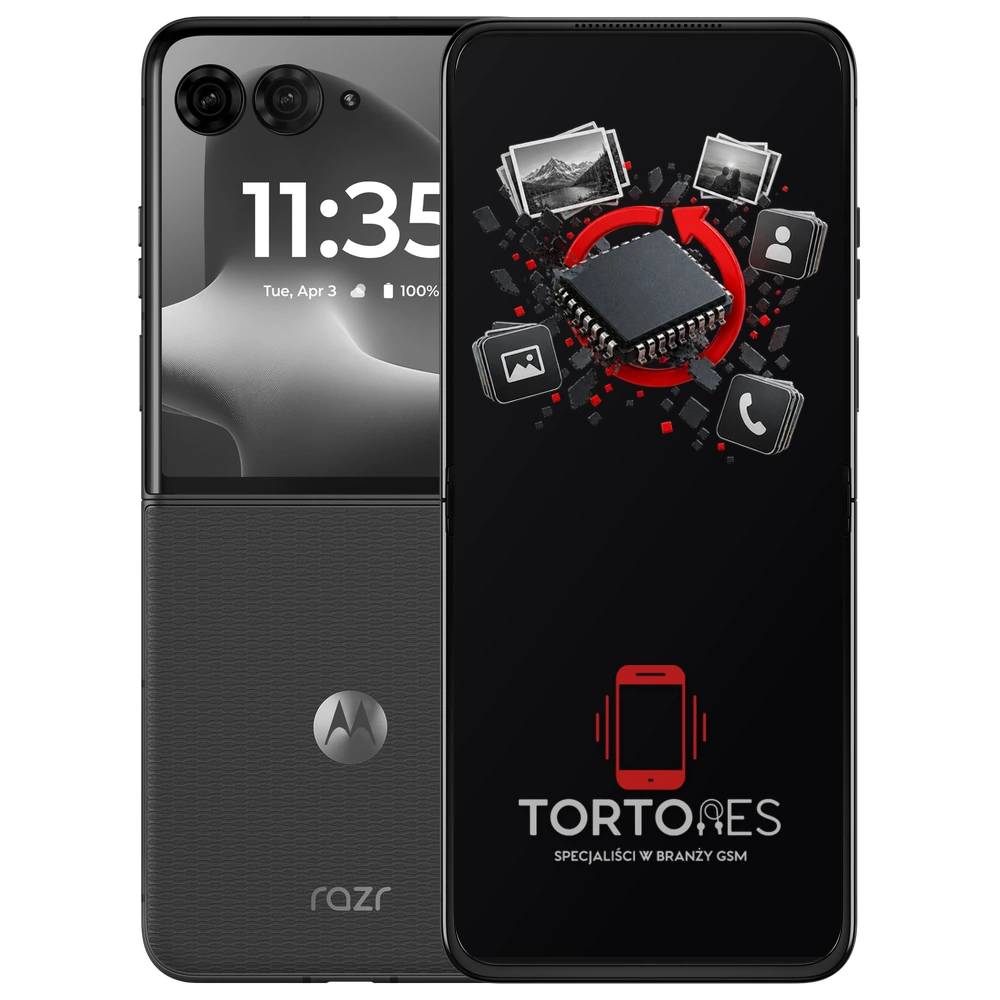 Motorola Razr 70 Plus z ilustracją odzyskiwania danych - odzyskiwanie danych