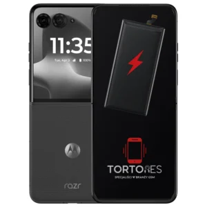 Motorola Razr 70 Plus z ilustracją baterii - wymiana baterii