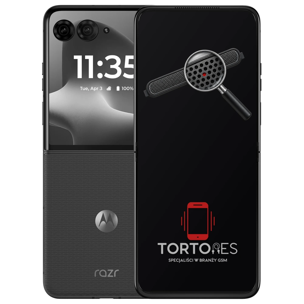 Motorola Razr 70 Plus z symbolem głośnika rozmów - wymiana głośnika rozmów