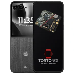 Motorola Razr 70 Ultra z ilustracją zalania - czyszczenie po zalaniu