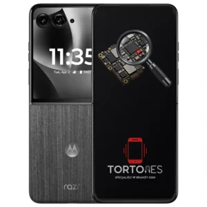 Motorola Razr 70 Ultra z symbolem diagnostyki - diagnoza telefonu